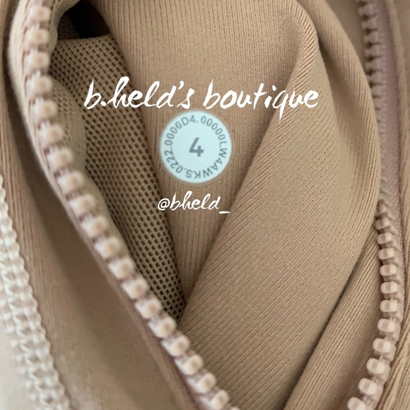 lululemon Define Jacket *Luon Pink Clay Brown Tan Neutral Size 4 Brand New NWT - Picture 11 of 12